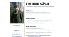 Desktop Screenshot of fredriksavje.com