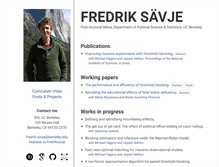 Tablet Screenshot of fredriksavje.com